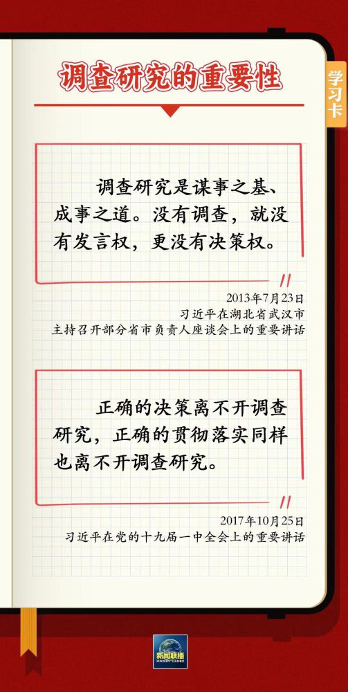 學(xué)習(xí)卡丨如何深入調(diào)查研究？跟總書(shū)記學(xué)習(xí)“五字訣”