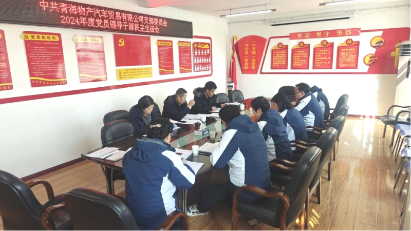 汽貿(mào)公司黨支部召開2024年度黨員領(lǐng)導干部民主生活會