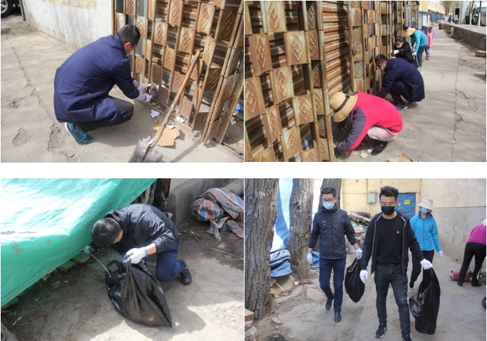 中共青海省第三建筑工程有限公司支部委員會開展“黨旗領航，愛衛(wèi)同行”主題黨日活動